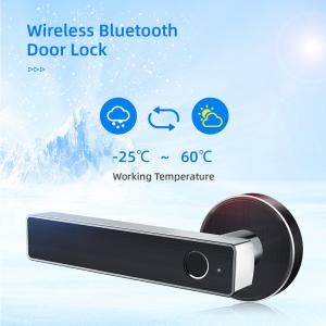 Buy cheap Safety Locks Wireless Bluetooth Remote Control WiFi Fingerprint Electronic Door Handle Lever Lock product