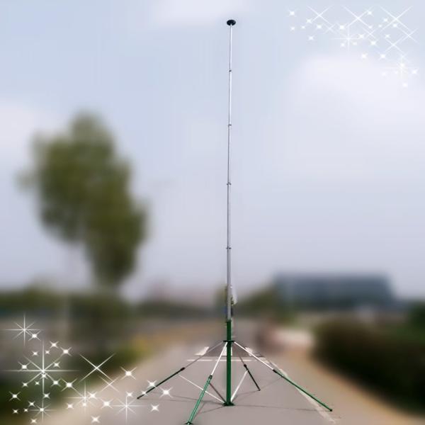 Heavy Duty 2MM 6063 Aluminum Tube 18M Telescopic Mast