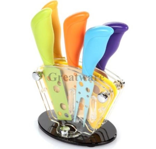 Quality Multi-Color Classic Cheese Knife Set for sale
