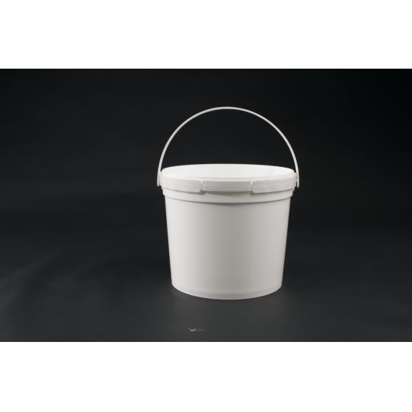 High strength good sealing plastic bucket for architecture with handle