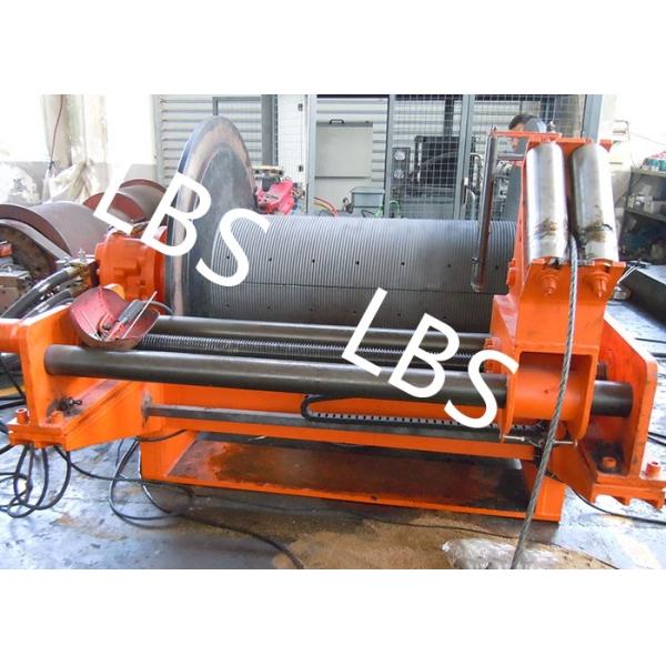 Large Scale Spooling Device Winch Hydraulic / Electric Steel Material