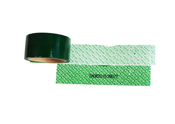 Quality Carton Sealing Tamper Evident Security Seal Tape With Serial Number for sale
