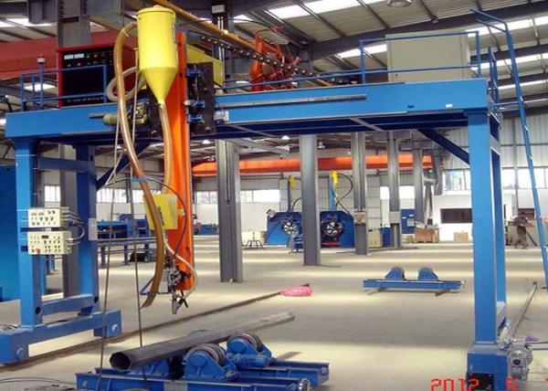 Quality Gantry Type Auto Light Pole Welding Machine For High Mast Main Motor Power 10KW for sale