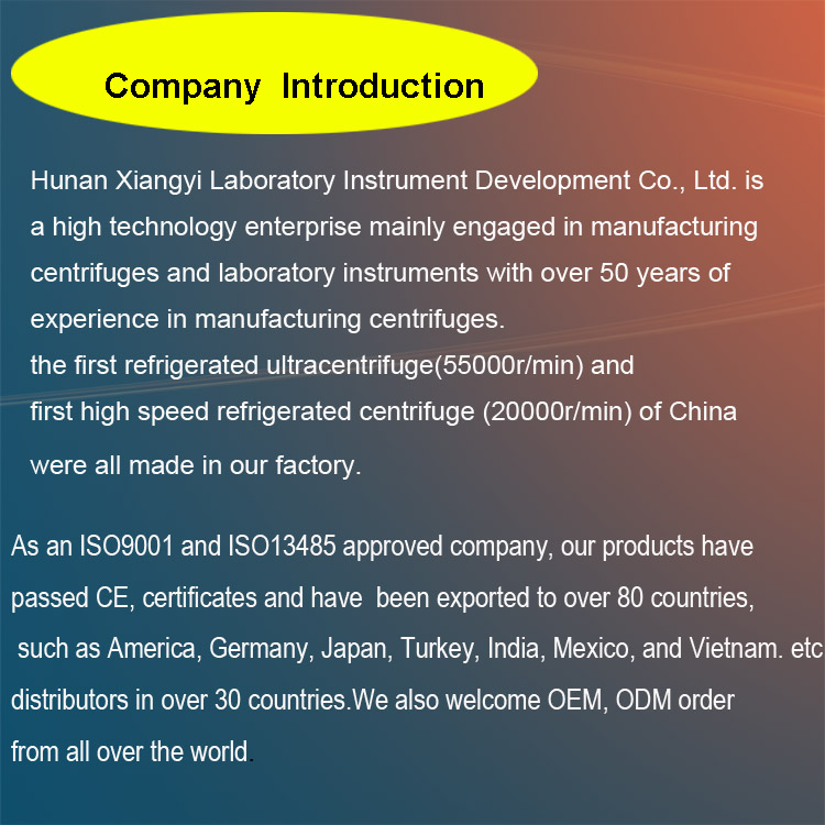 High Speed Refrigerated Cold Centrifuge 16000r/Min Bio Separation System