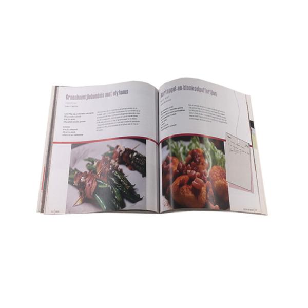 Quality Full Color Custom Cookbook Printing  Recipe Book Printing OEM Service for sale