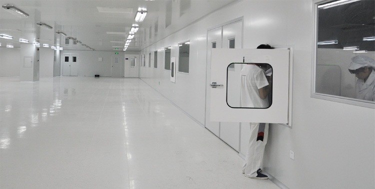304 Clean Room Stainless Steel Pass Box Static 220V With Interlocking Transfer Window