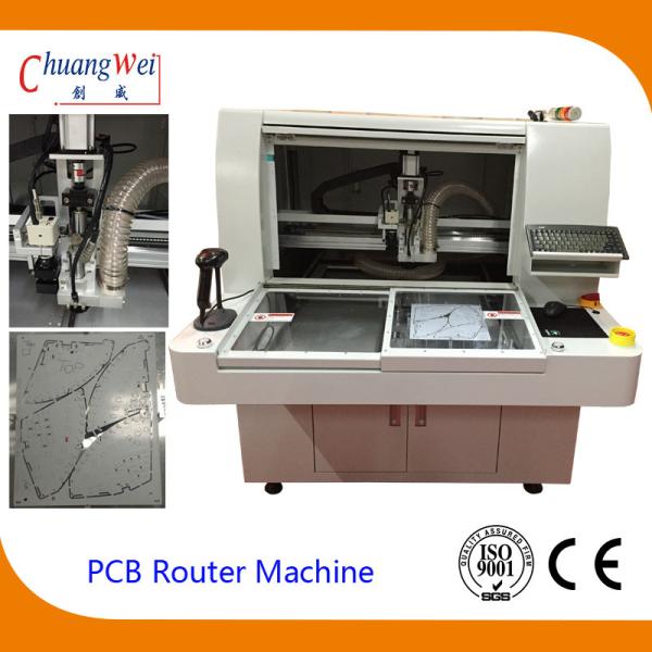 Quality PCB Router Depanelizer with Double Working Tables Optional 220V or 110V for sale