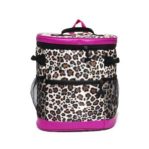 China Latest Design Insulated Lunch Bag Leopard Colorful Picnic Backpack Insulated on sale