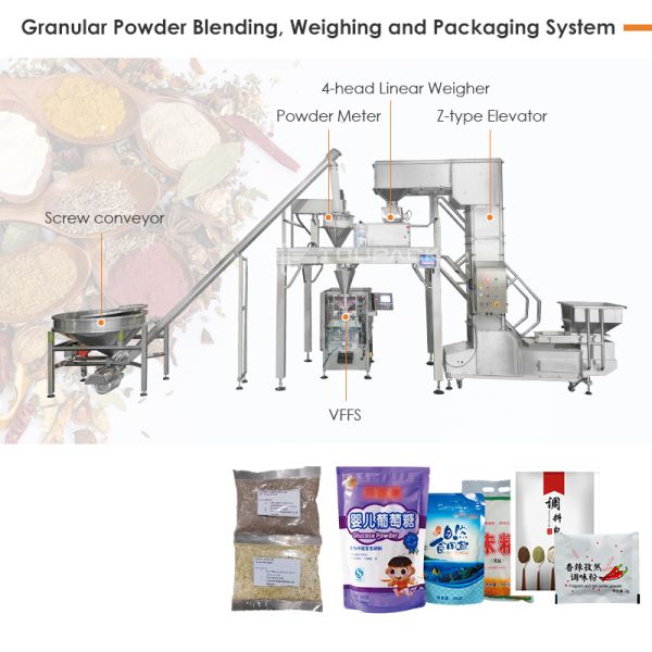 Powder 1kg 5kg Automatic Auger Filler Vertical Packing Machine