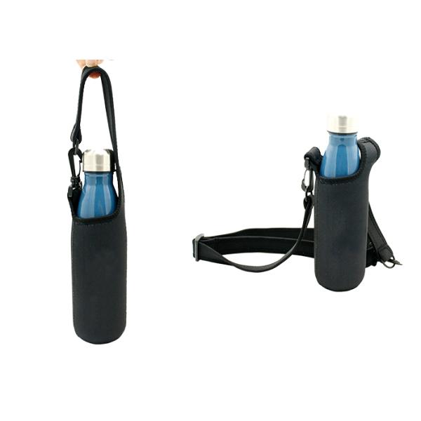 Sports Picnic Neoprene Bottle Holder 17 Oz Customized With Durable Buckle