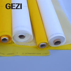 China White 200 mesh screen printing polyester fabric high temperature resistant screen printing net on sale