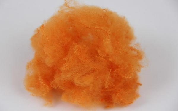 Solid Cross - Section PSF Polyester Staple Fiber Dyed Pattern For Sporting
