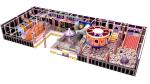 Customized Indoor Playground Equipment Unique Themes Indoor Trampoline