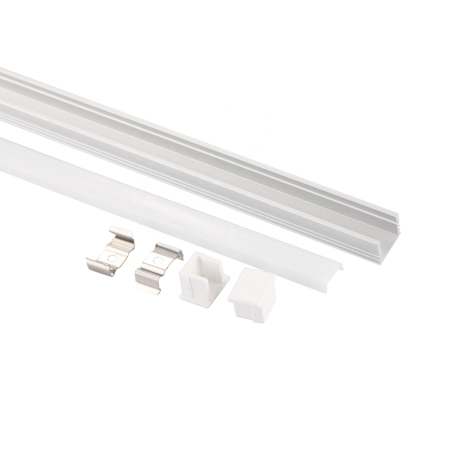 Indoor Aluminum Recessed Led Strip Profile For Linear Led Strip Lighting