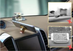 China Hot sale magnetic mobile phone holder Magnetic Car phone holder metal stand on sale