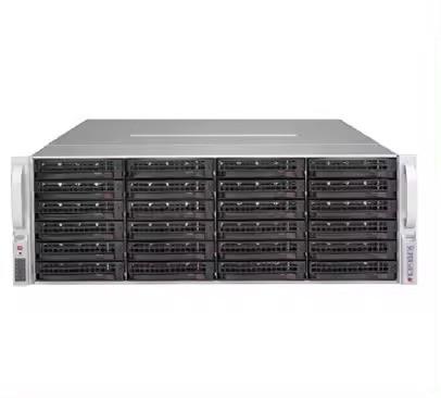 Quality 4U Rackmount Supermicro SSG-6049P-E1CR24H Server in Black for Server Environments for sale