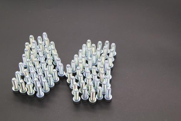 Quality M8X50 Zinc Plated Socket Head Cap Screws Grade 12.9 Dome Headed For Industrial for sale