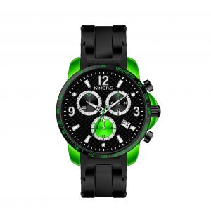 China Fashion Sport Men Silicone Strap Watches Multifunction With Alu Case on sale