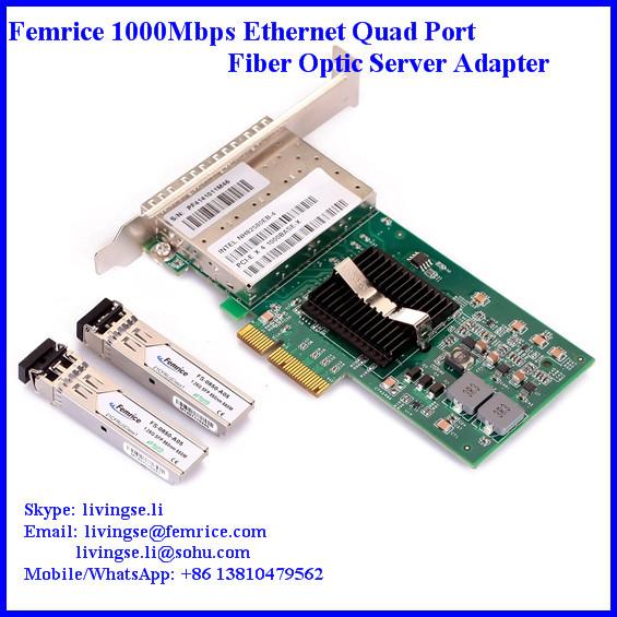 Quality 1.25G/10km Network Standard 1000Mbps Ethernet fiber optical network adapter for sale