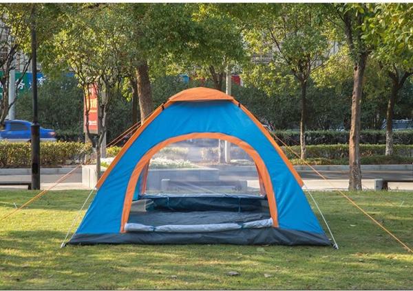 Quality 3 to 4 Person Single Layer 2 Doors Camping Tent Easy Set Up Camping Tent(HT6053) for sale