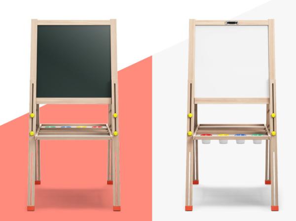 Quality Movable Double Sided Whiteboard / Children'S Stand Up Chalkboard for sale