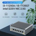 Intel Core i3 1125G4 Firewall Soft Router With Six 2.5G Ethernet And One COM