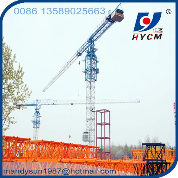 Quality 55m Boom&amp;1.0t Tip Load 6ton Tower Crane for sale