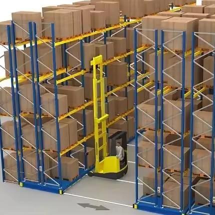 Heavy Duty Steel Mobile Racking System Customizable Layers with 30000kg/layer