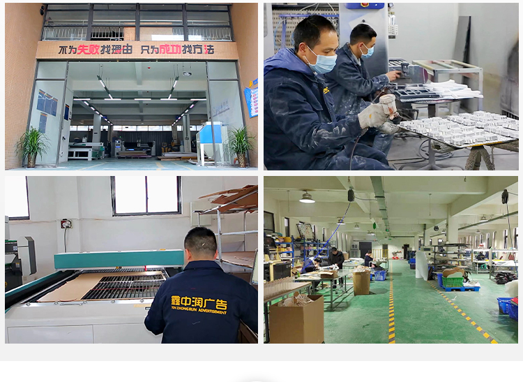Wholesale Custom Snap Frame Led Backlit Light Box Signboard Wall Mounted Light Box