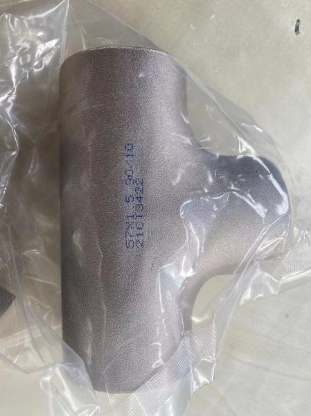 Quality UNS C71500 SMLS DN 200x100 Target Tee CuNi 9010 3 х 2.5mm Butt Welding Fittings for sale