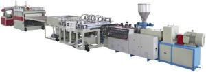 China WPC Profile Plastic Extrusion Line , Automatic UPVC Windows Production Line on sale