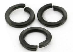 Black Finish Regular Standard Split Lock Washer / Customization Support Spring Lock Washer