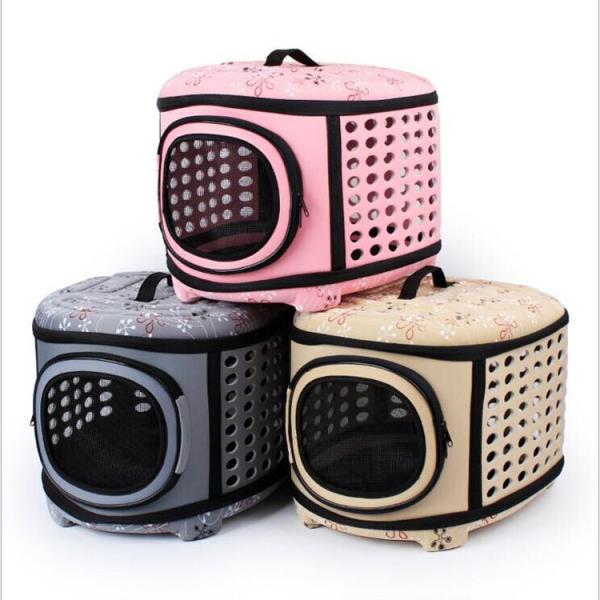 Foldable Shoulder Dog Bags Plastic Eco-Friendly Pet Outdoor Carriers