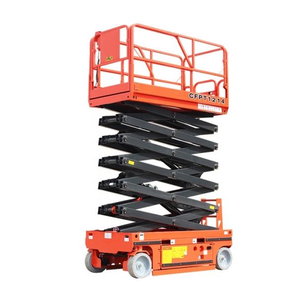 OEM Scissor Lift Work Platform 1T - 5T Load Electric Scissor Platform