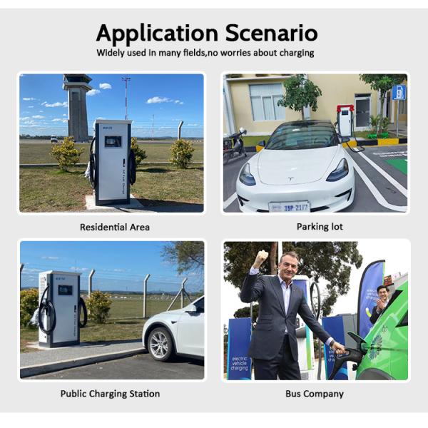 120KW-360KW DC Charging Station with Definition Capacitive Touch LCD and RFID Support