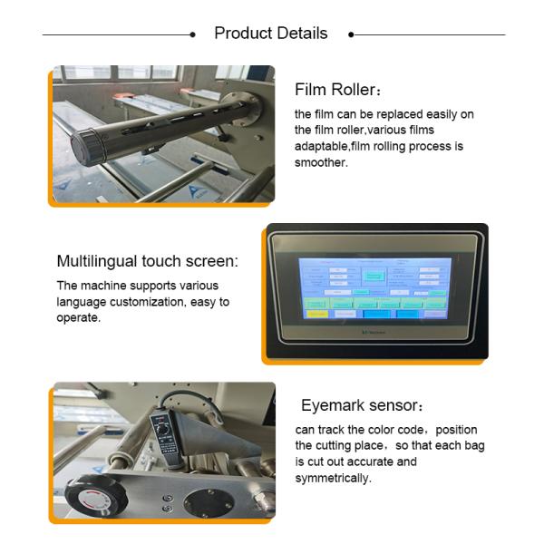 600mm Snack Food Packing Machine 220V Recipocating Plastic Bag