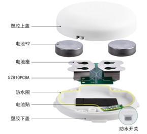 Quality 3.6V 2480MHz Bluetooth Beacon Tag With Temperature And Humidity Sensors for sale