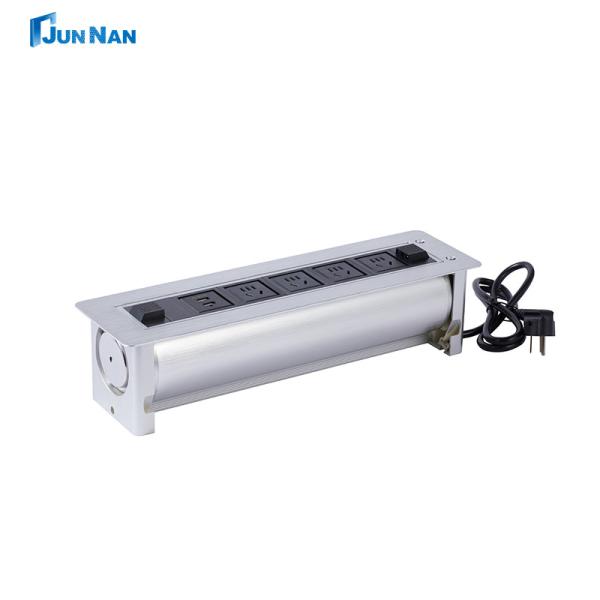 Quality 220V AC Low Voltage 180 Degree Rotating Desktop Socket Pop Up Plug Socket for sale