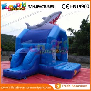 Buy cheap Hot Dolphin Inflatable Bouncer Slide For playground / inflatable combo bouncers product