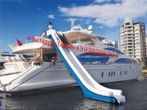 Buy cheap inflatable water slide for yachts , inflatable water slides for boats , inflatable boat slide product