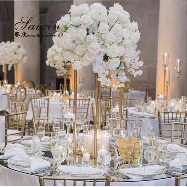 Elegant Wedding Ceiling Decoration Champagne colors Fabric String Curtain Ceiling Drape