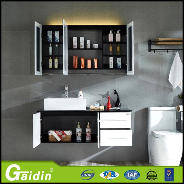 Quality Make in China Modern lastest design wall mounted elegance fancy aluminum alloy bathroom cabinet for sale