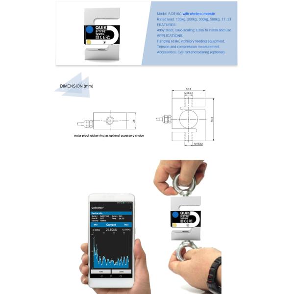 Wireless module load cell BT Weight Sensors