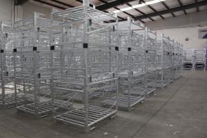 China Zinc Plated Warehouse Storage Steel Q235 Wire Mesh Cage on sale