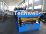 IBR / Corrugated Sheets Dual Level Cold Roll Forming Machine With 5 Ton Manual
