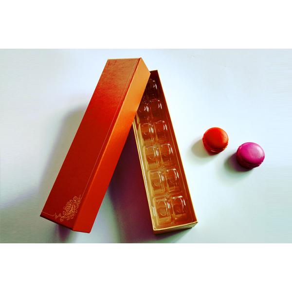 Varnishing Archaize Style Macaron Packaging Boxes SGS Printed Paper Box