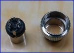 MINI DIN 6P Female connector with shell