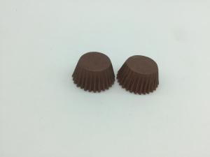 Mini Chocolate Brown Paper Cupcake Liners / Wrappers Cake Packaging Paper Holder