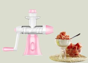 Buy cheap Easy Operated Hand Turn Ice Cream Maker Machine , Manual Slow Juicer Non Toxic Plastic product