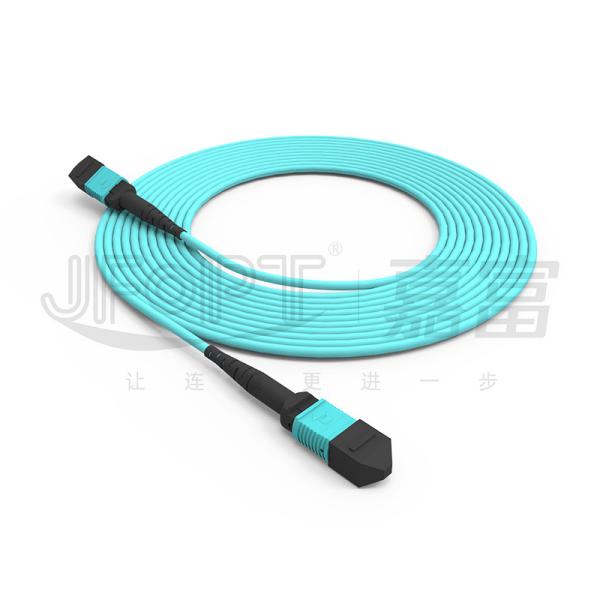 Quality MPO Conncetor Return Loss ≥20dB MM OM3/OM4 MPO-MPO Patch Cord for Optical Fiber Communication for sale